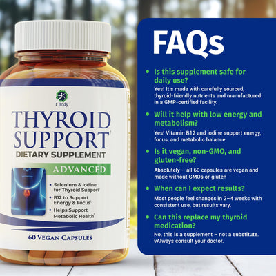 1 Body supplement beside sports gear showing active lifestyle support