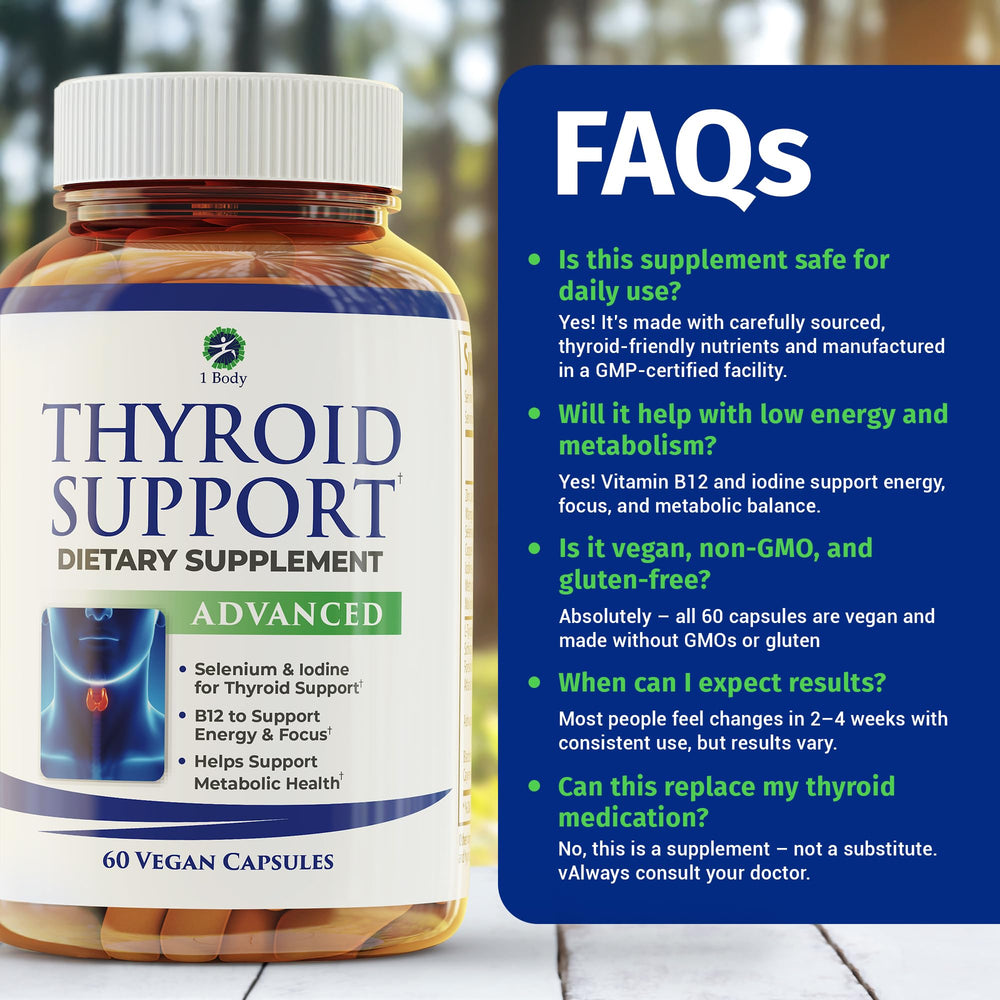 1 Body supplement beside sports gear showing active lifestyle support