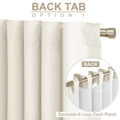 100% Blackout Shield reverso con recubrimiento opaco para bloqueo total