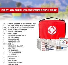1st Aid interior con compartimentos visibles y acceso ágil