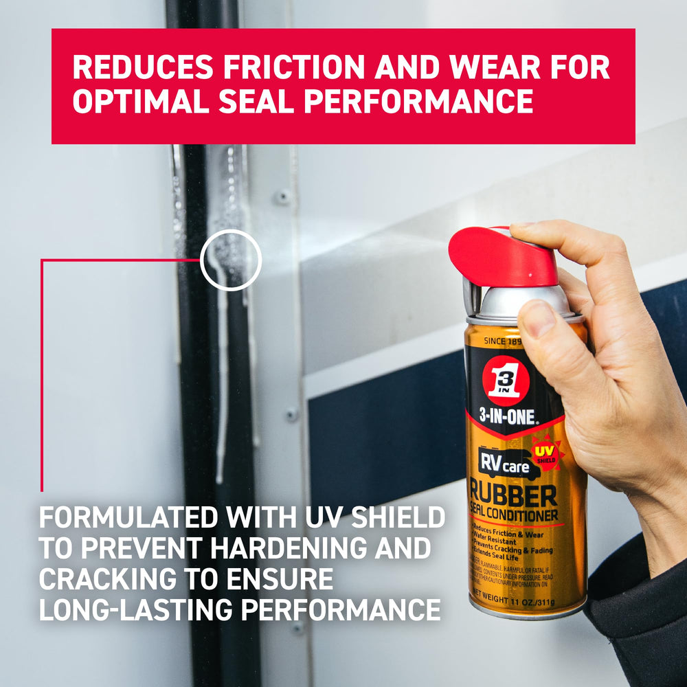 3-IN-ONE aplicando lube en riel de ventana para reducir fricción