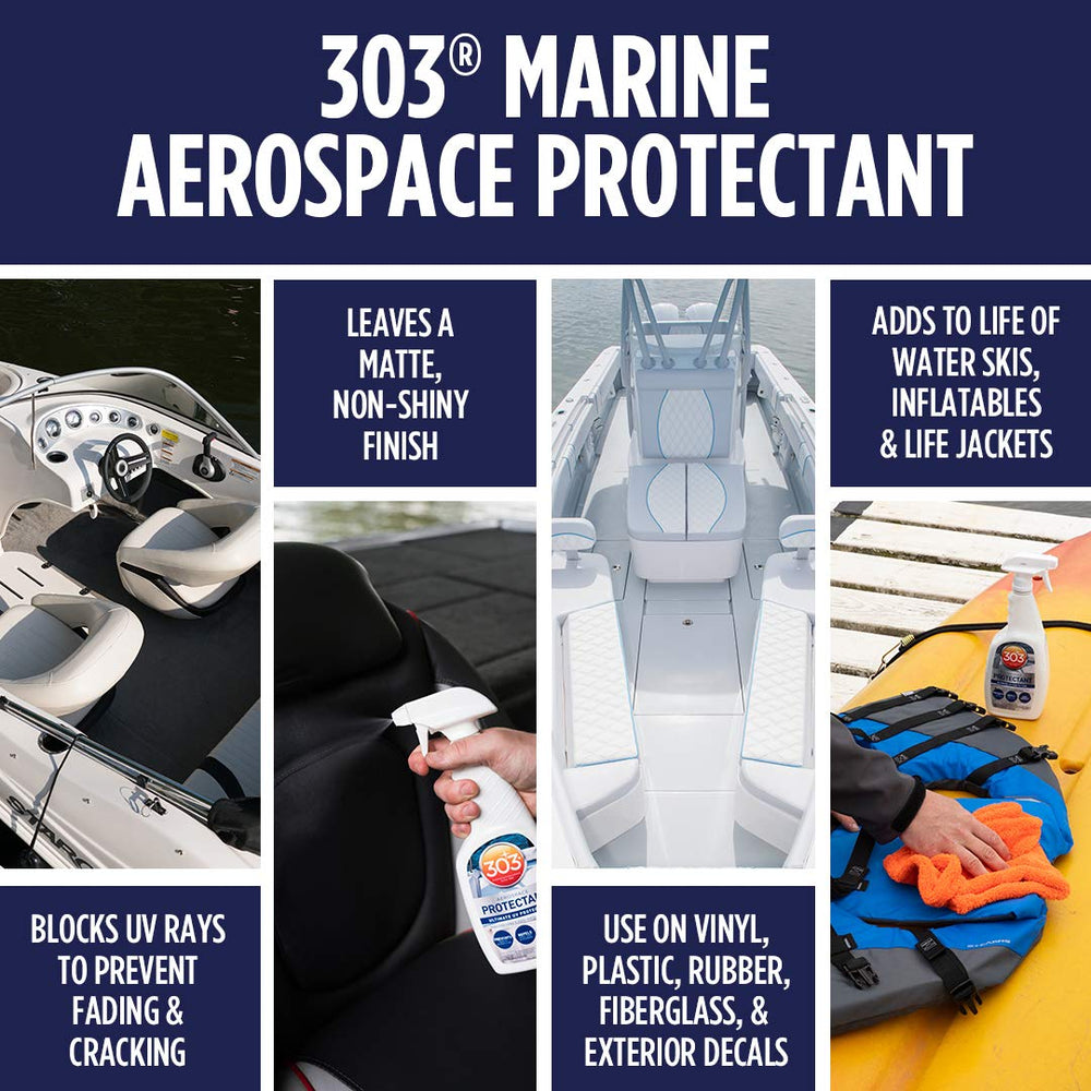 303 Marine producto en ambiente náutico junto a accesorios para uso real