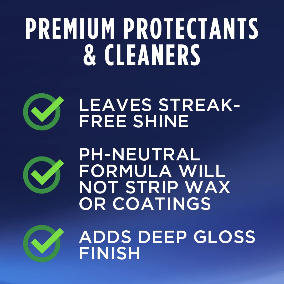 303 Products rich foam on RV side demonstrating effective dirt-lifting action