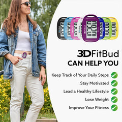 3DActive 3DFitBud sujeto al cinturón con clip, transporte seguro