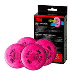 3M 2097 frontal del empaque mostrando 2 pares y compatibilidad 6000/7500