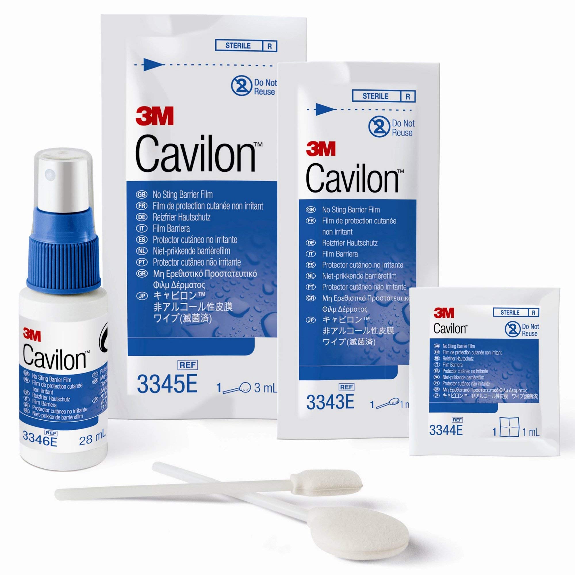 3M Cavilon toallita en mano aplicándose, protección rápida y sin ardor