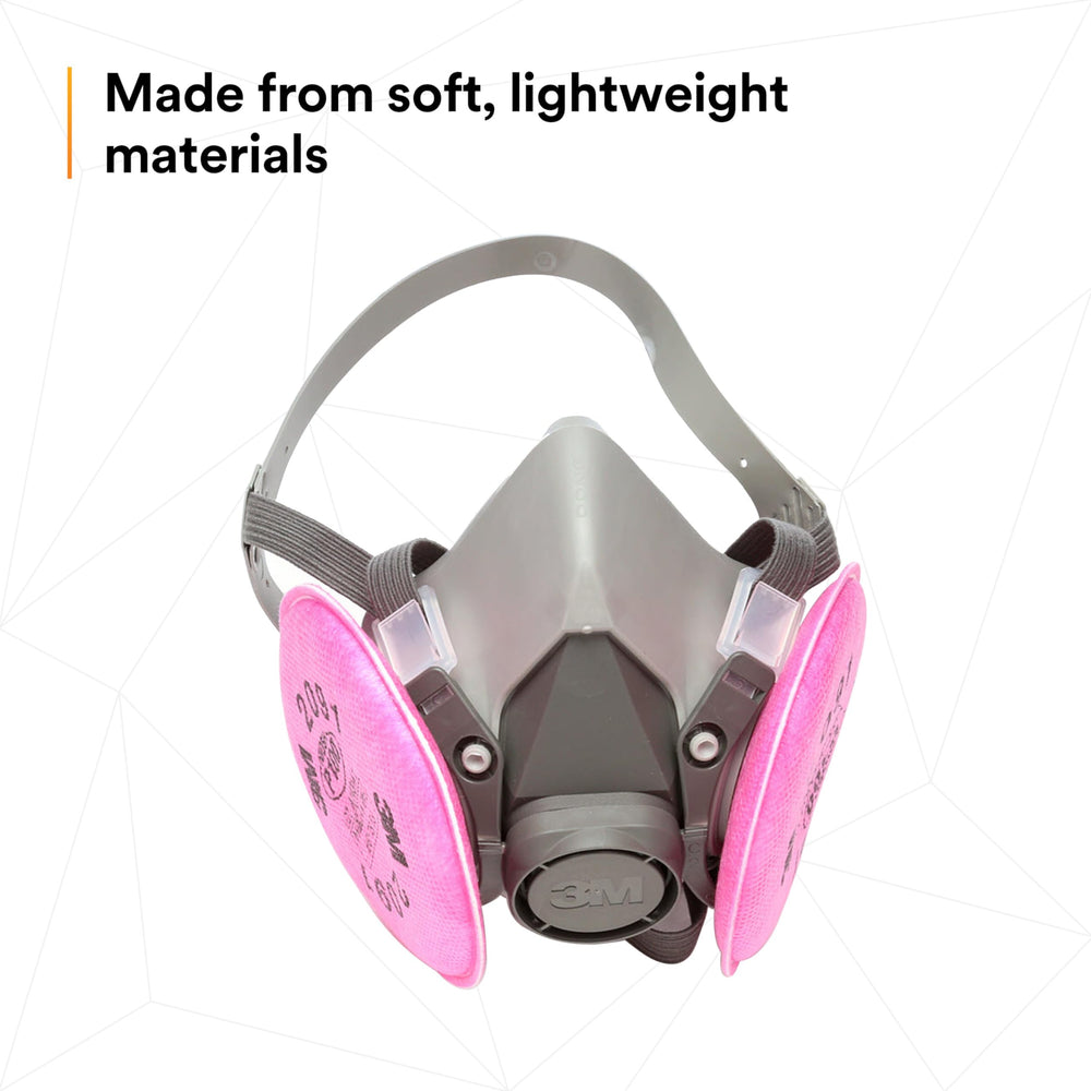 3M detalle de silicona suave mostrando confort y sello cómodo