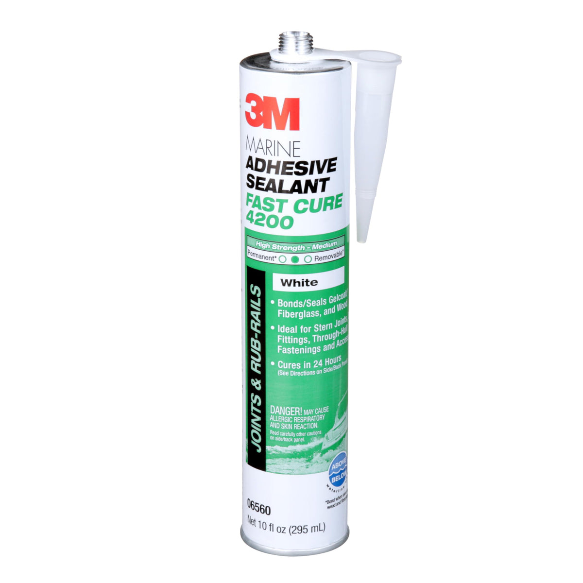 3M Fast Cure 4200FC cartucho frontal mostrando capacidad 295 mL y diseño práctico