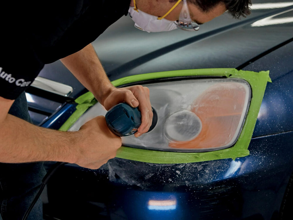 3M disco Trizact en primer plano para refinado y mejor acabado