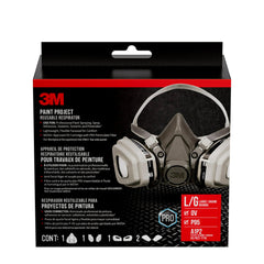 3M 6311 vista frontal mostrando ajuste cómodo y protección respiratoria