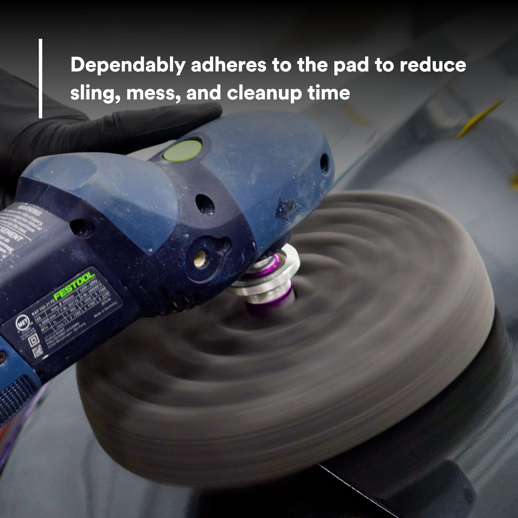 3M Perfect‑It EX etiqueta y datos del producto destacando especificaciones