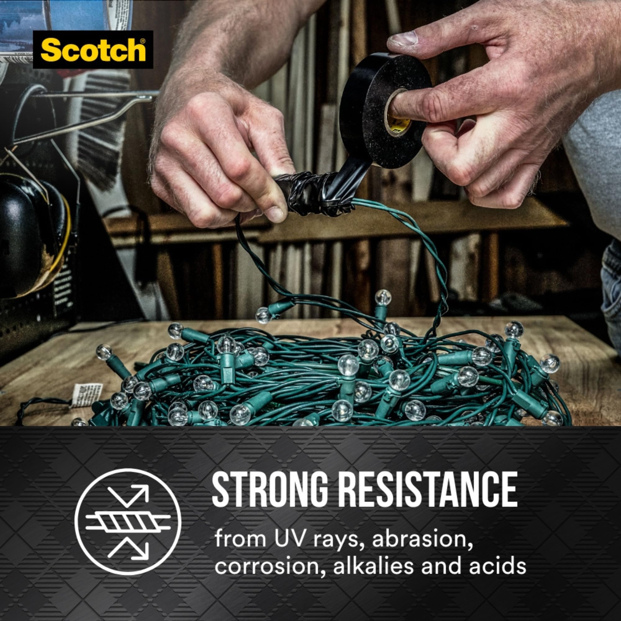 3M Scotch Super 33+ en exteriores demostrando resistencia al clima