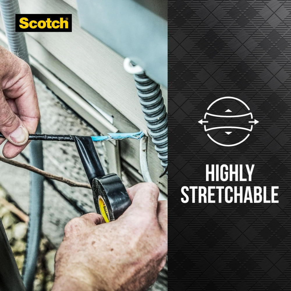 3M Scotch Super 33+ etiqueta con listado UL que da confianza de seguridad