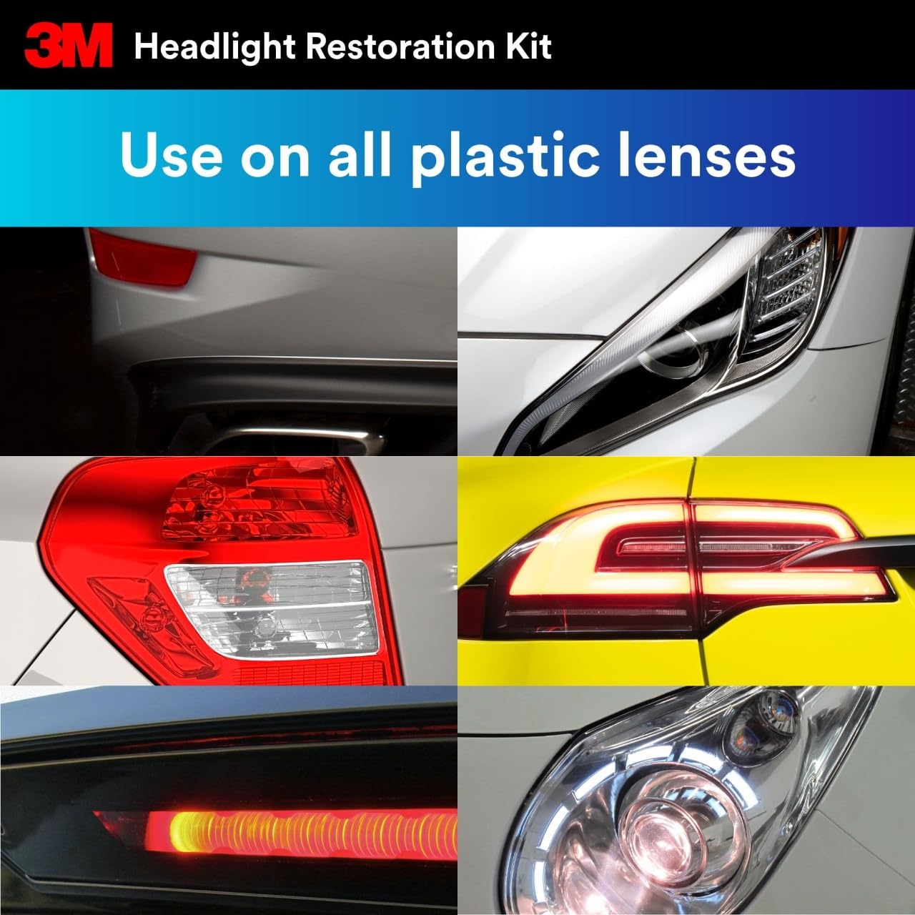 3M botella de Quick Headlight Clear Coat lista para sellar y proteger lentes