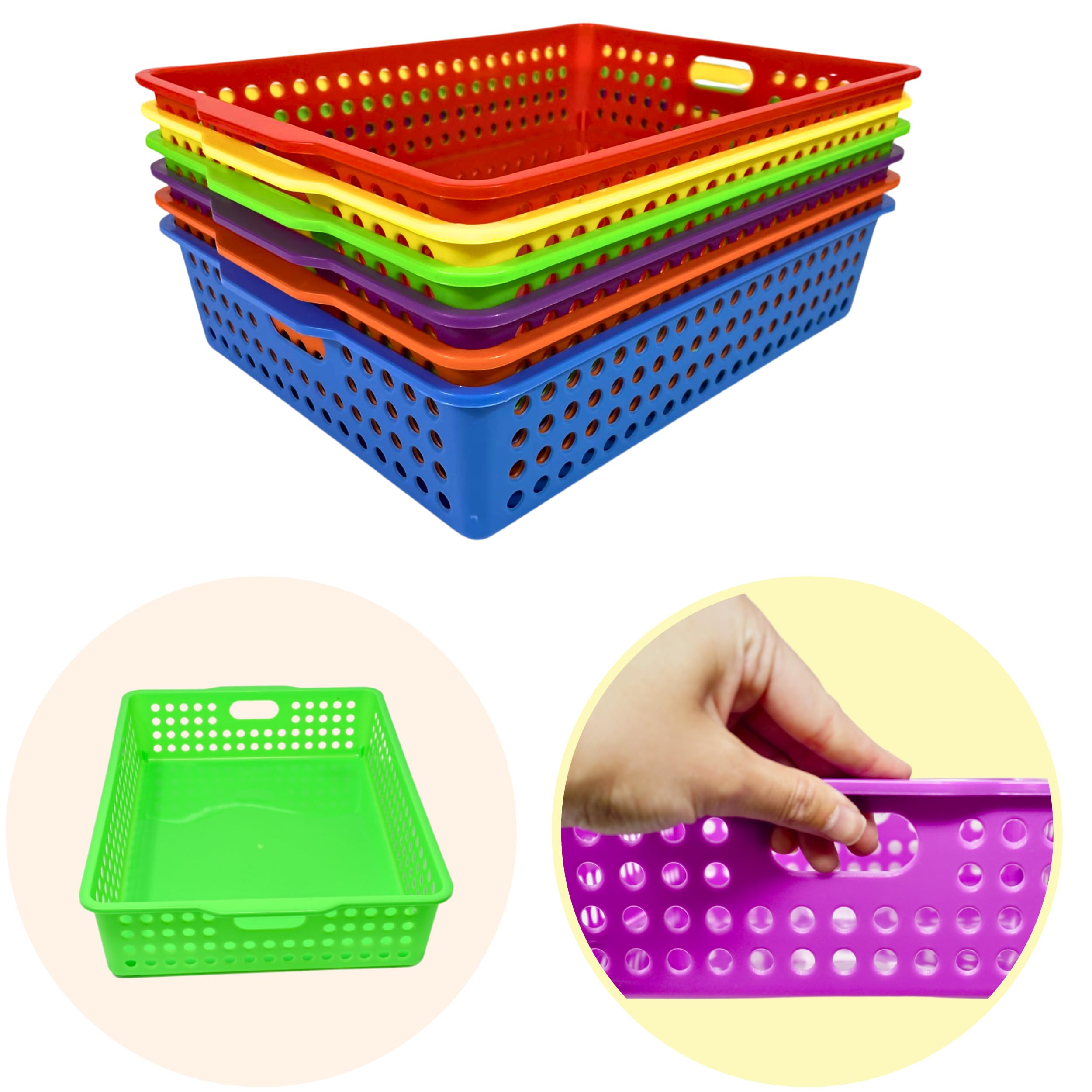 4E's Novelty disposición de colores arcoíris para codificación visual rápida