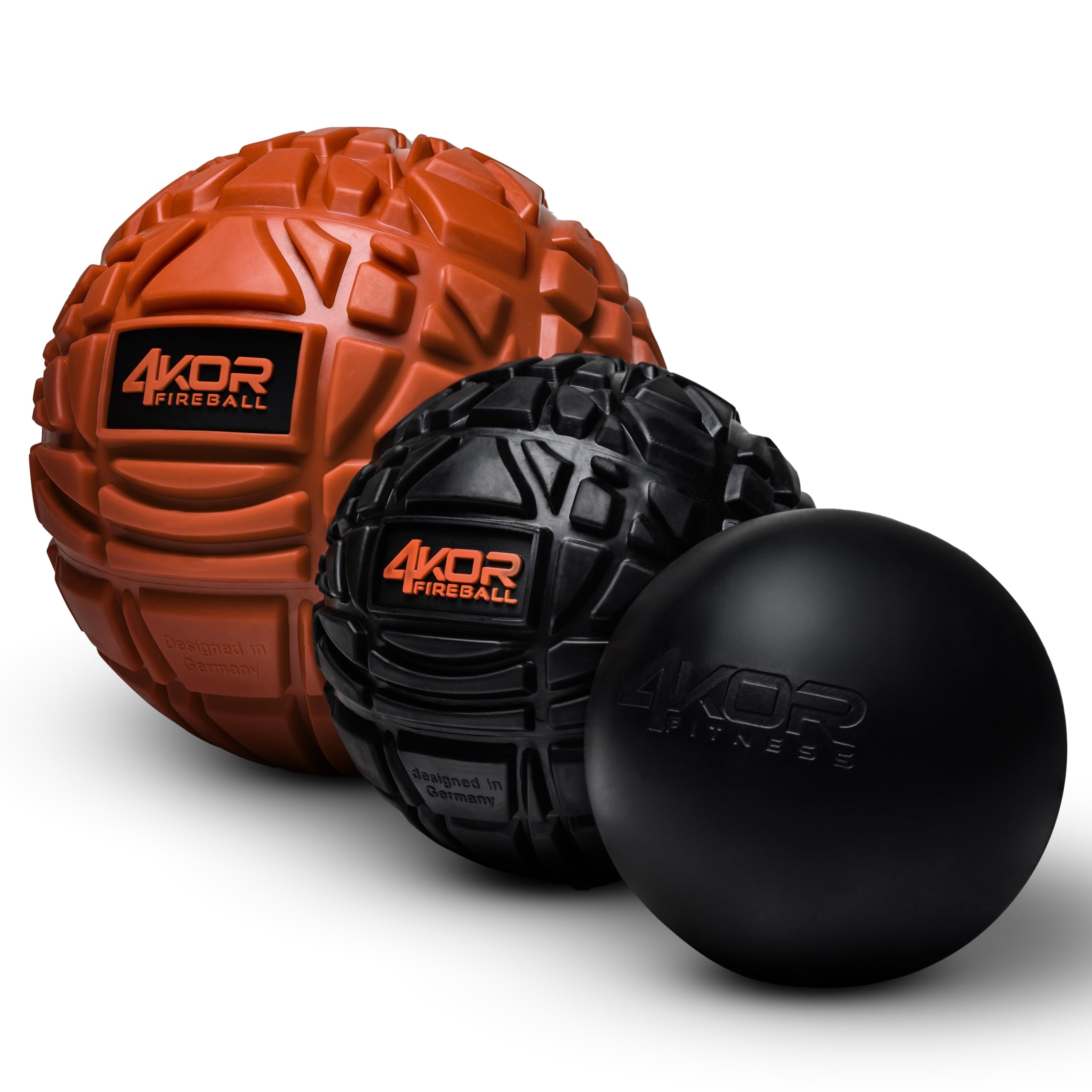 4KOR bolas frente con empaque mostrando set completo y portabilidad
