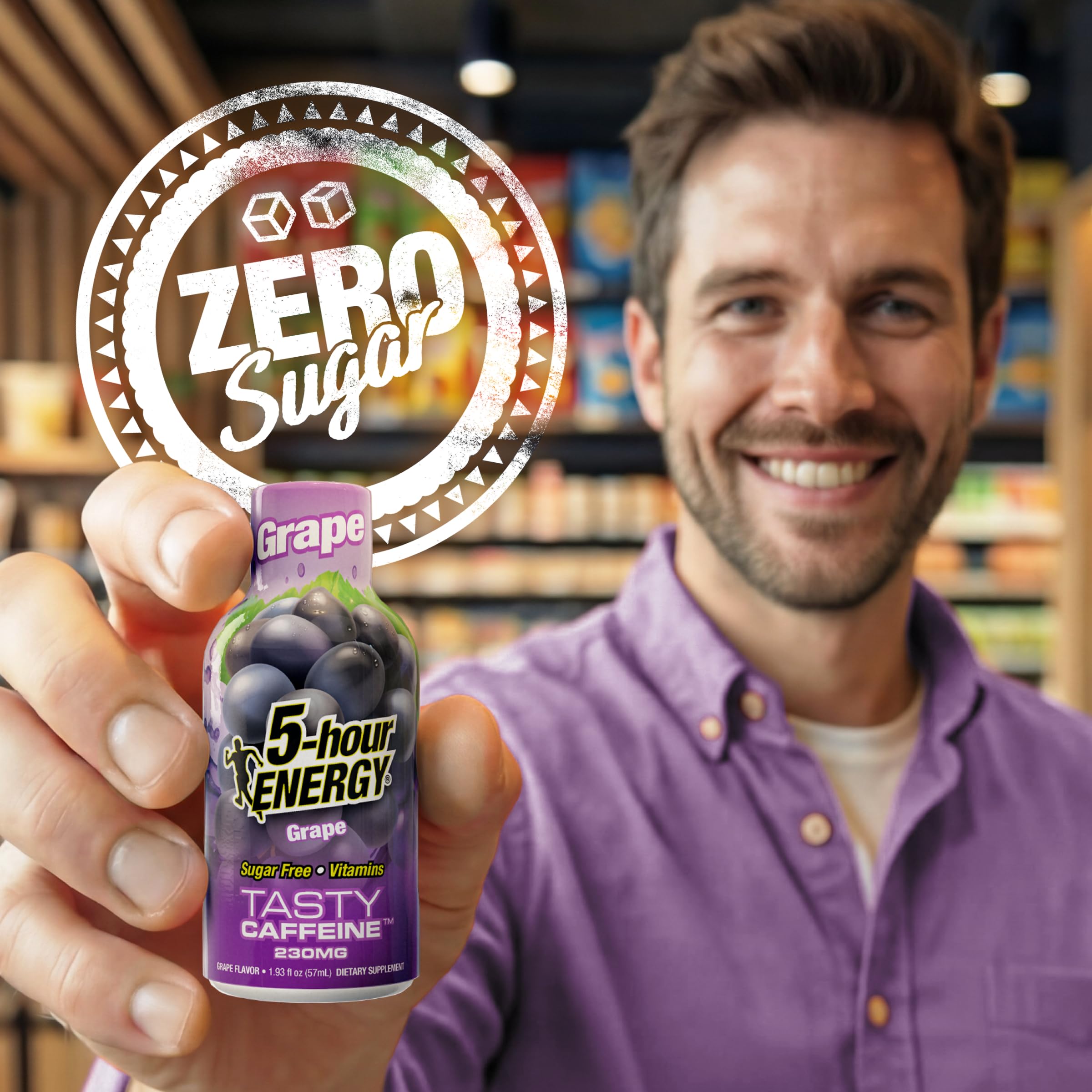 5-hour ENERGY caja de 20 unidades lista para almacenar o reponer