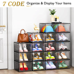 7 code varias cajas apiladas en estantería para ahorro de espacio