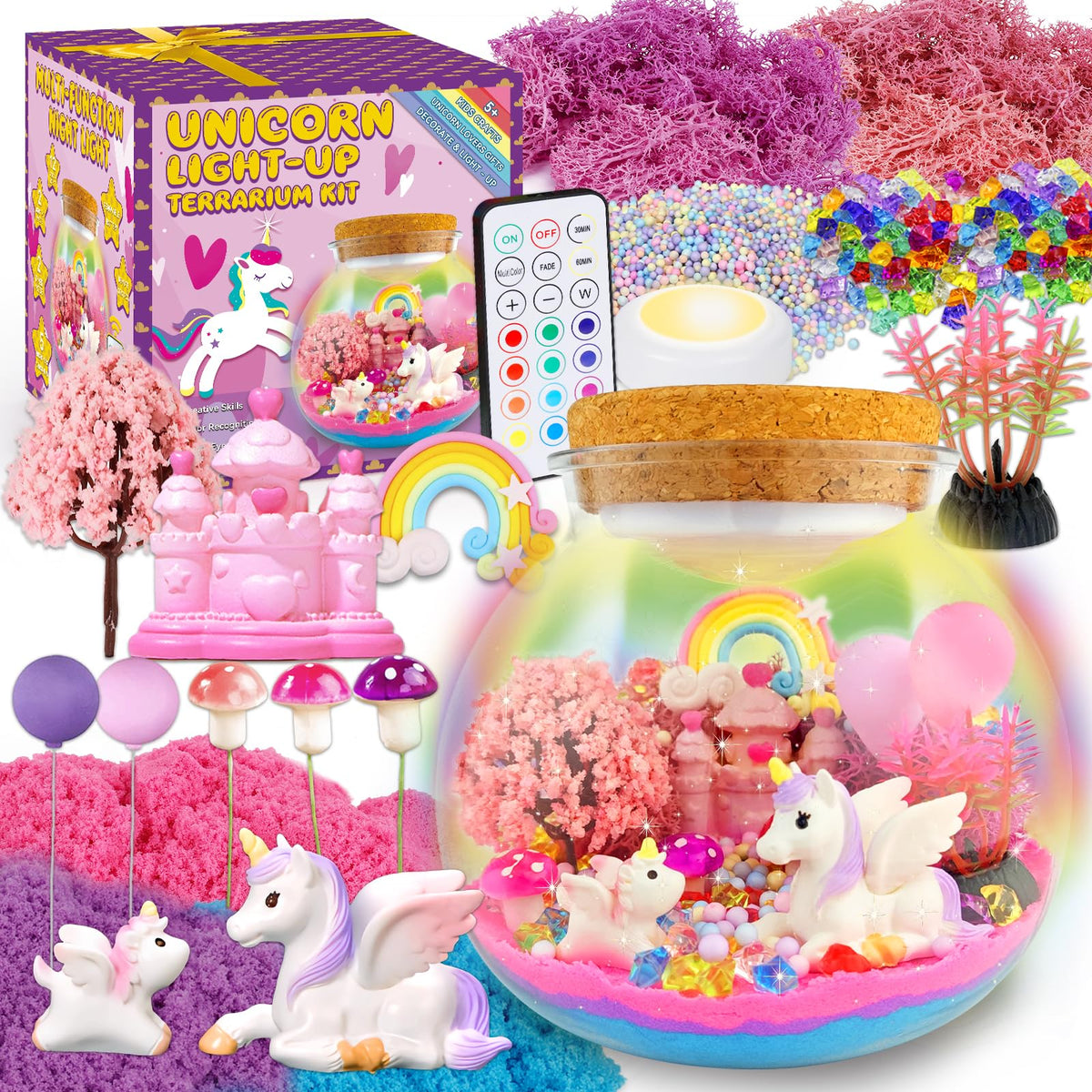 7july empaque frontal del kit creativo con piezas incluidas mostrando completo
