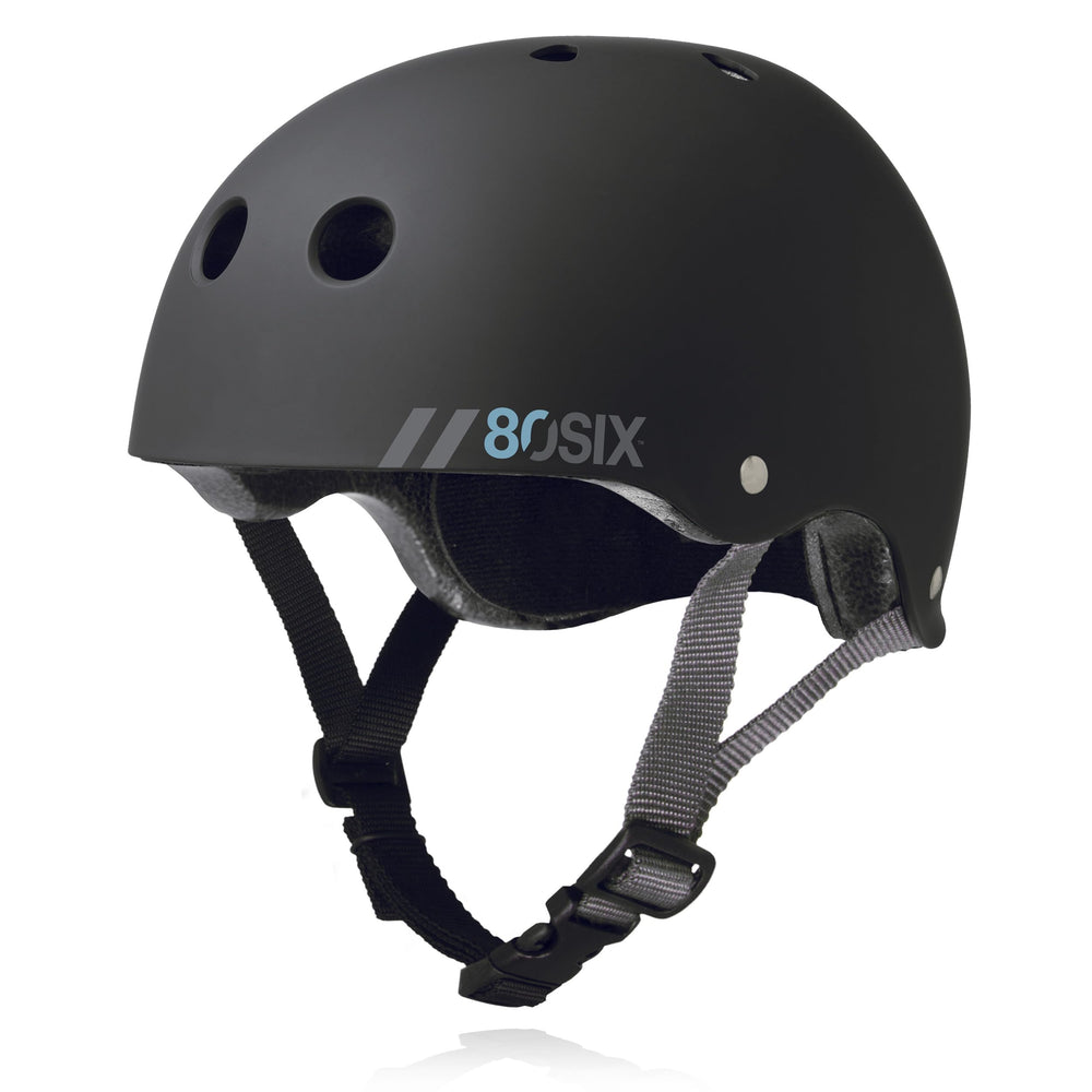 80Six casco vista frontal con ajuste cómodo y ventilación