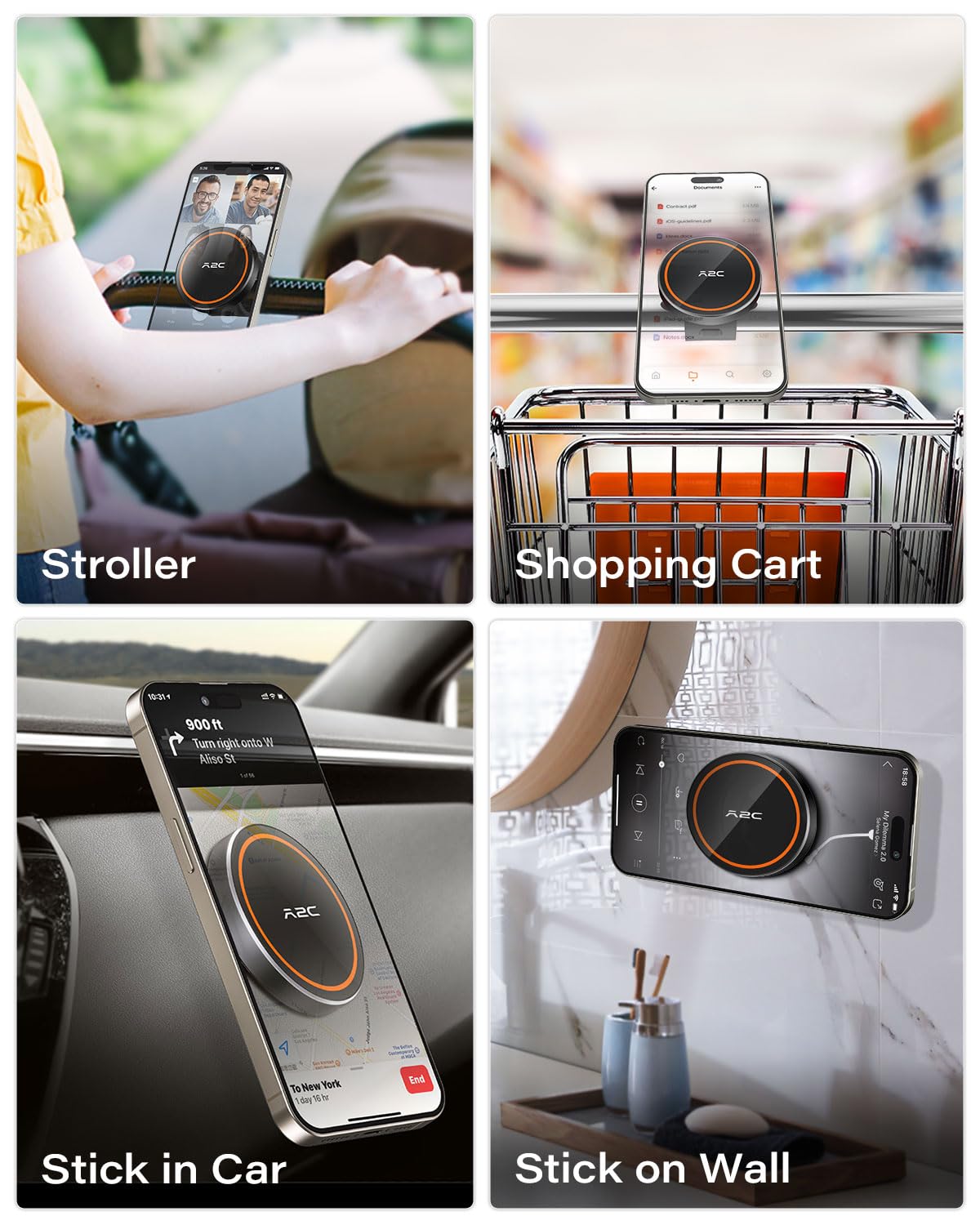 A2C anillo metálico incluido que añade compatibilidad útil
