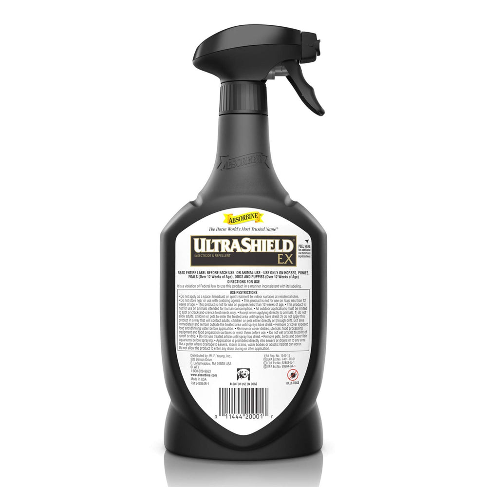 Absorbine UltraShield EX usado en perro, protección y acondicionamiento del pelaje