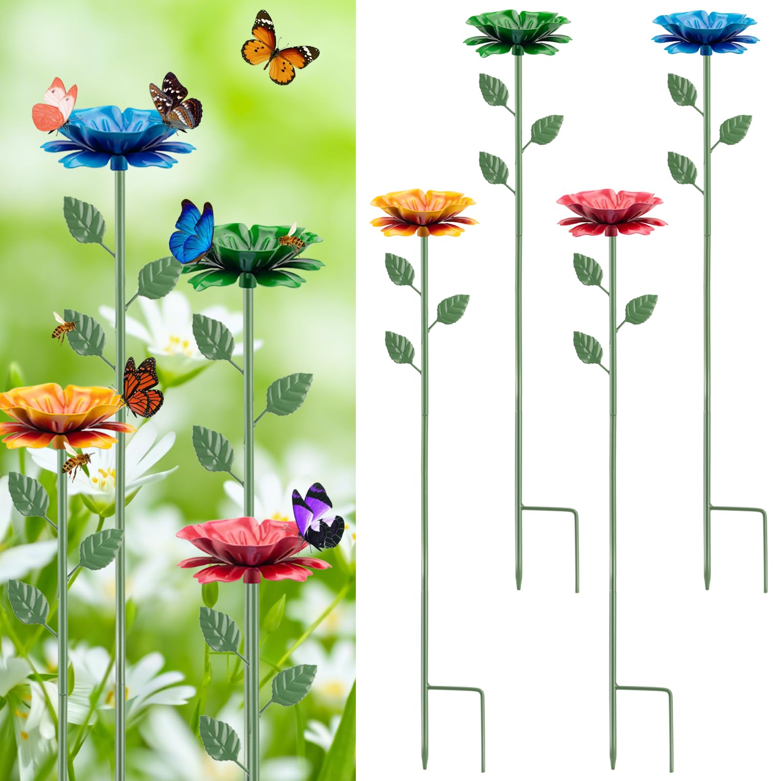 Abtanx frente del pack mostrando cuatro estaciones florales y colores llamativos