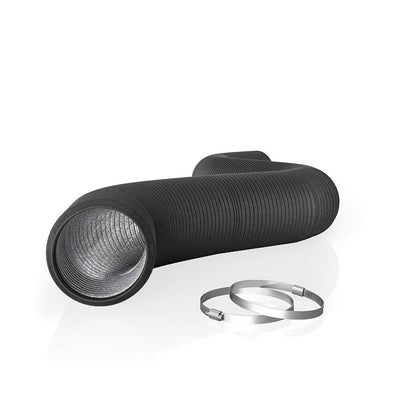 AC Infinity front view of 6-inch ducting package showing length and clamps for easy installation