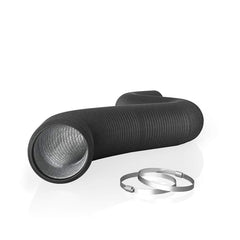 AC Infinity front view of 6-inch ducting package showing length and clamps for easy installation