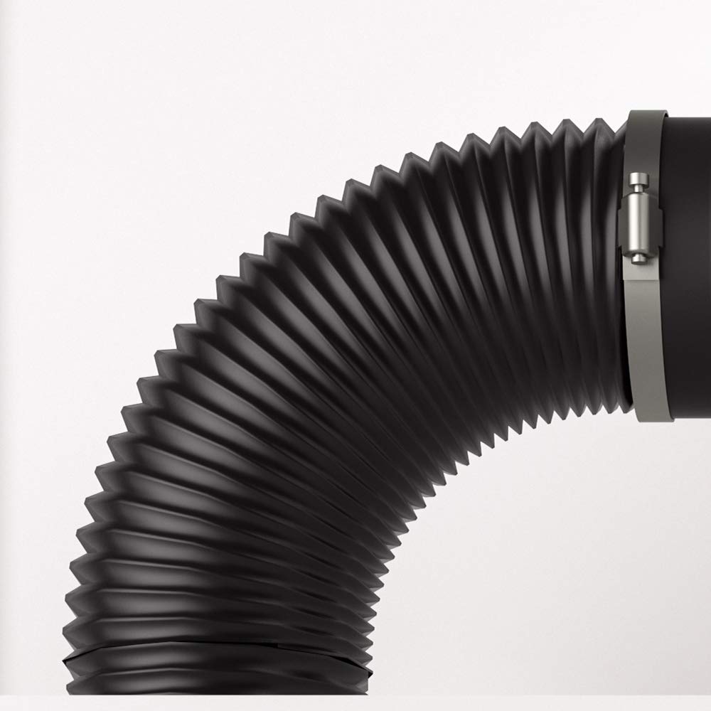 AC Infinity ducting inside grow room illustrating neat ventilation and odor control
