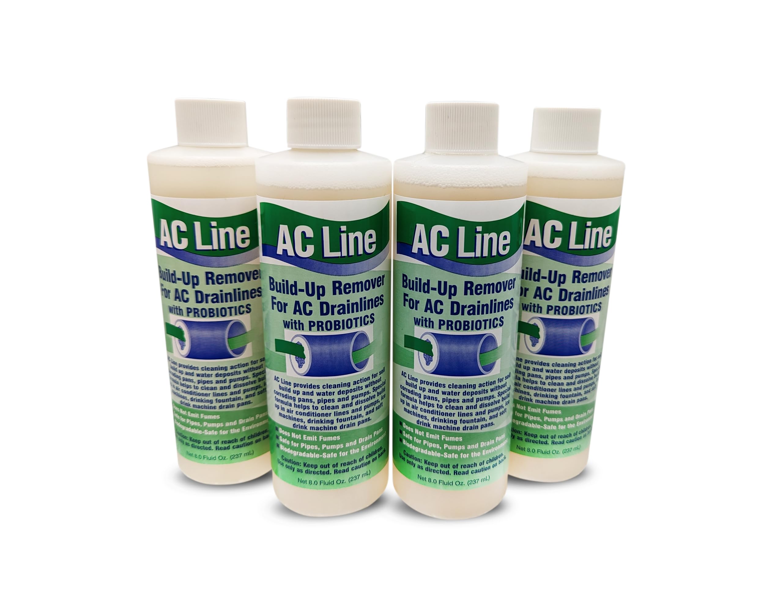 AC Line envase frontal mostrando el pack y beneficio de mantenimiento