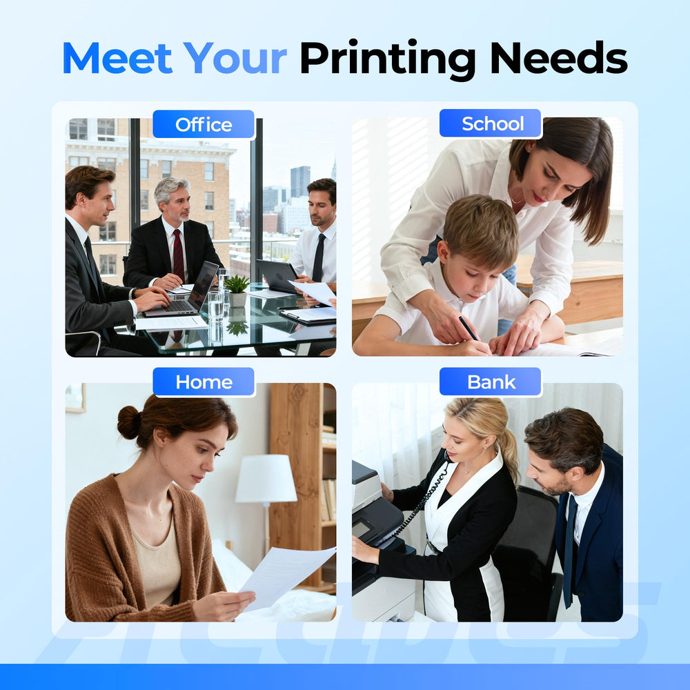 Acaves 67XL in a home office setting illustrating dependable daily printing