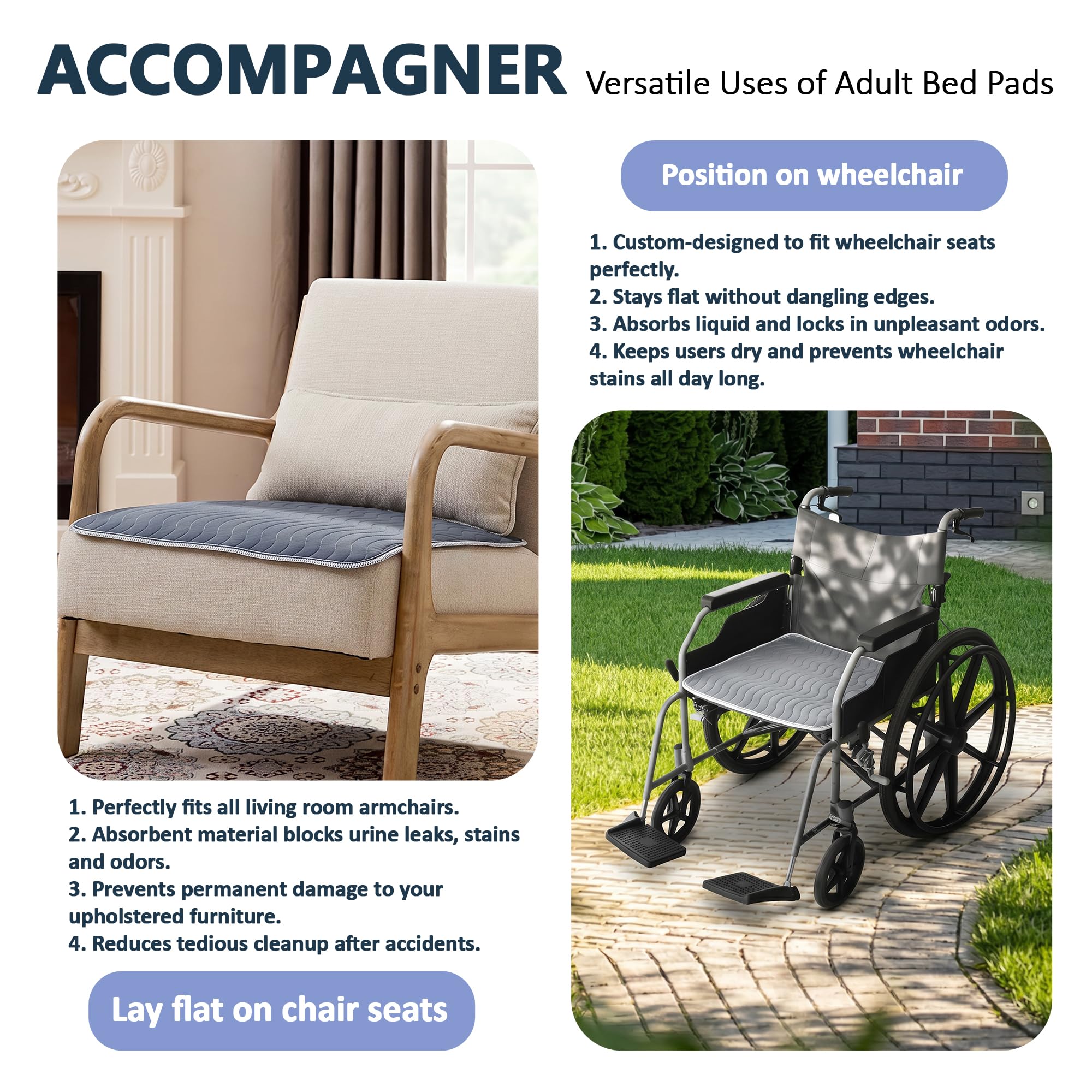 Accompagner protector como base para perro y camada, fácil de lavar