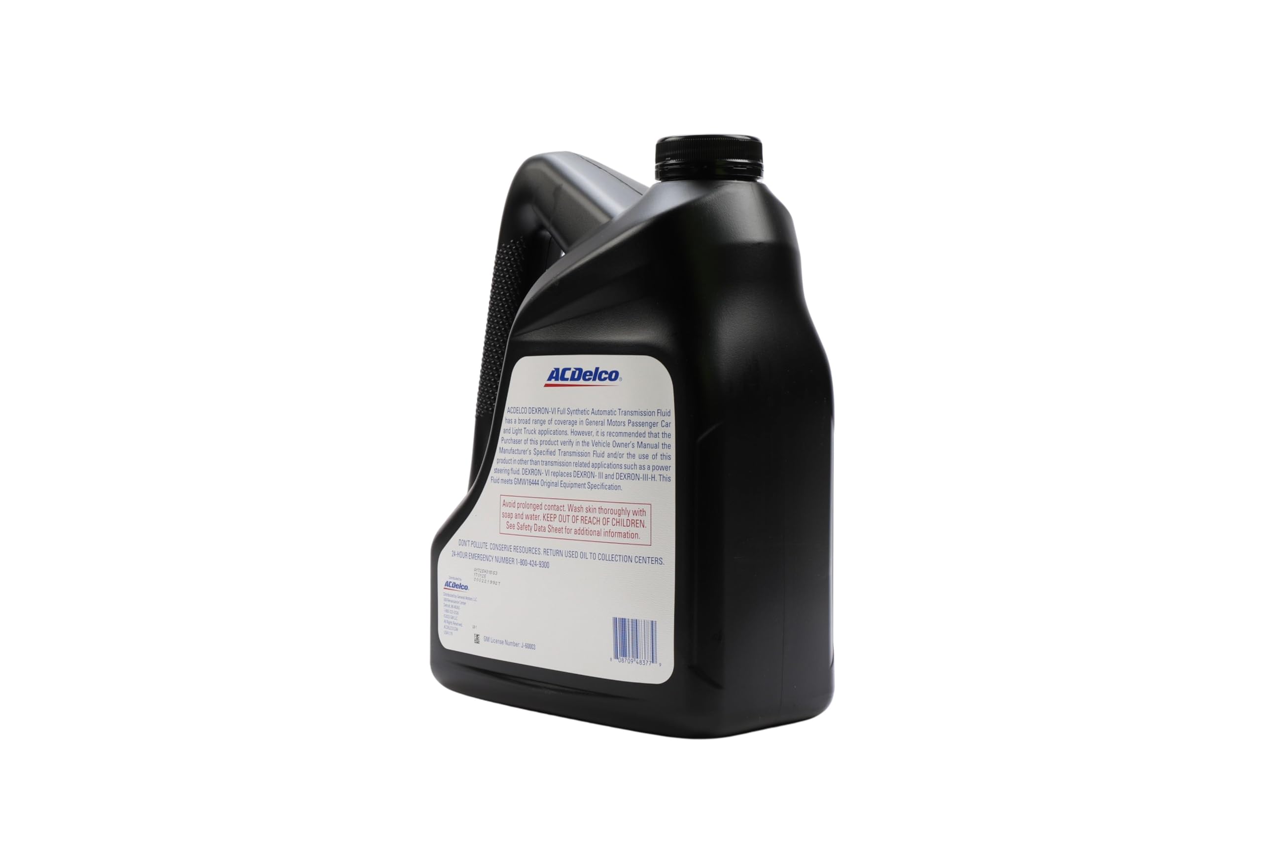 ACDelco DEXRON‑VI fluido vertido evidenciando color y viscosidad, estabilidad térmica visible