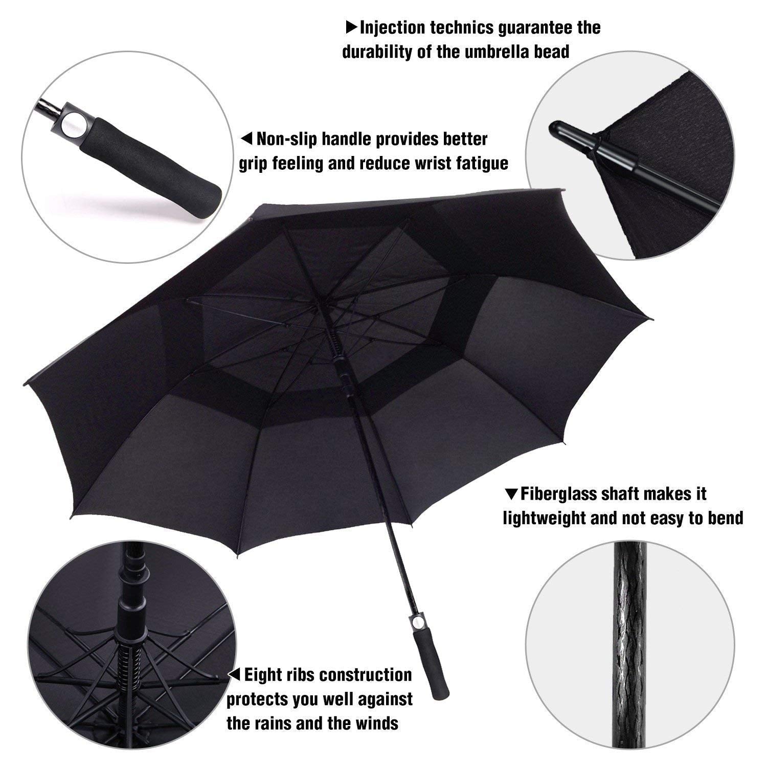 ACEIken automatic open button on handle for fast one-handed use