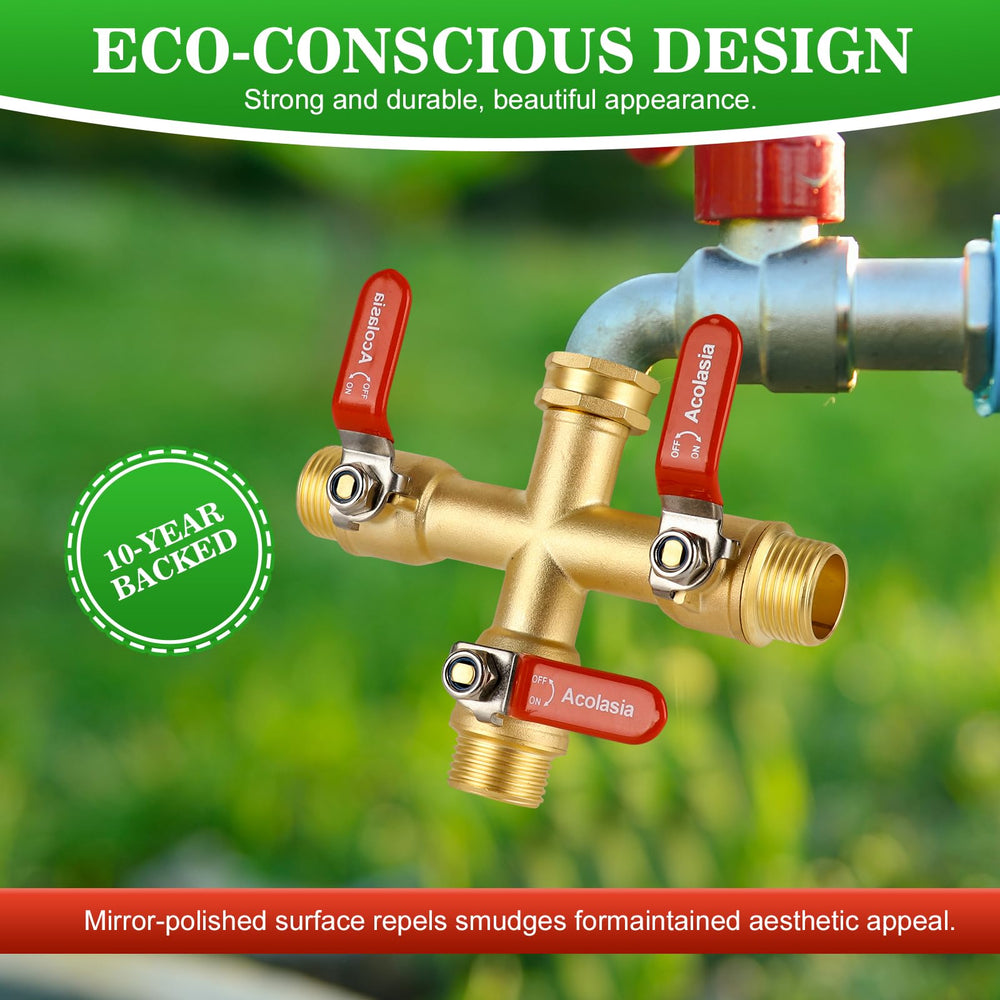 Acolasia rosca 3/4" GHT en primer plano que garantiza compatibilidad estándar