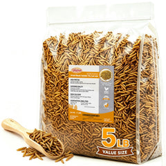 Adaman front packaging showing 5lb resealable bag and product benefits
