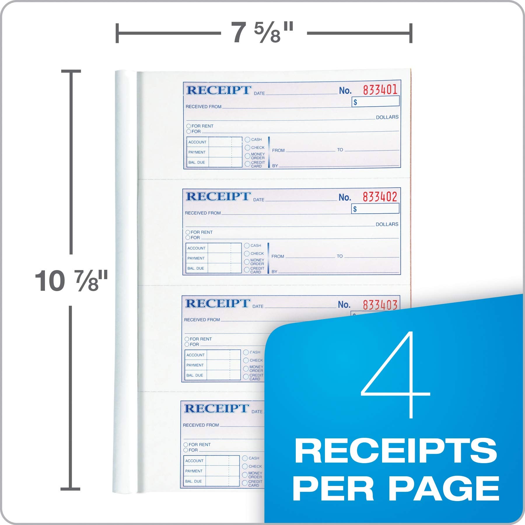 Adams vendor using receipt book at market for fast cash transaction records