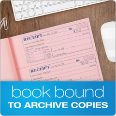 Adams wraparound back cover folded between pages to protect duplicate copies