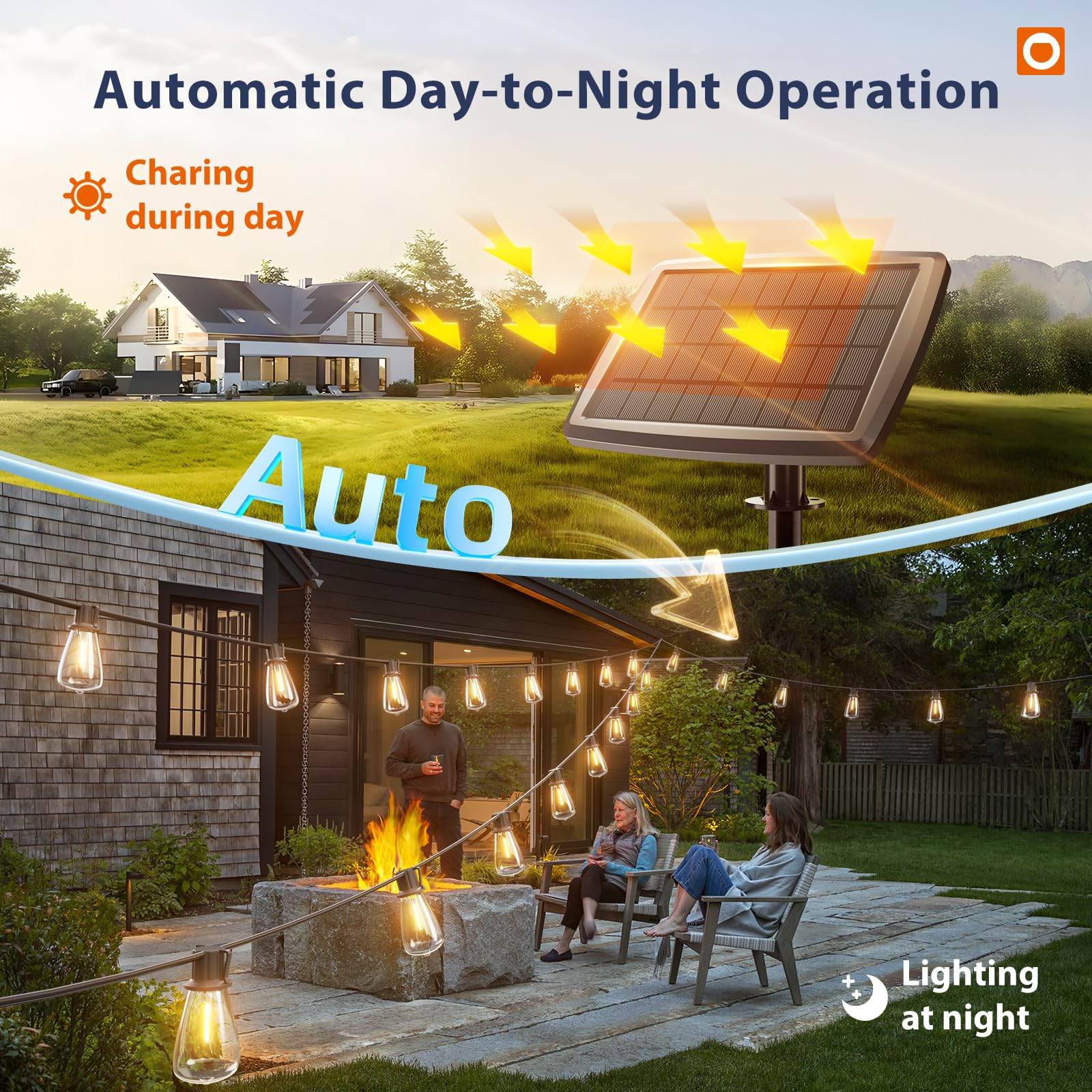 addlon panel solar desmontable orientado al sol para recarga eficiente