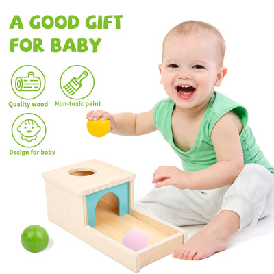 Adena Montessori pelotas de madera, plástico y EVA para estimular diferentes texturas