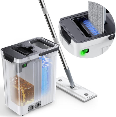 ADICOM mopa limpiando bajo mueble, cabezal flexible accesible
