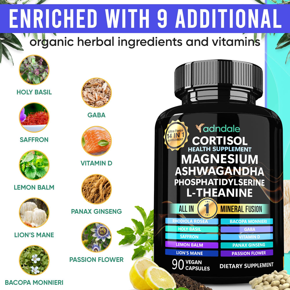 Adndale detalle de etiqueta con ingredientes clave y garantía de pureza