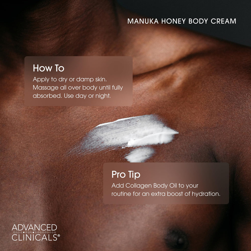 Advanced Clinicals ingredientes: miel de Manuka y colágeno para nutrición