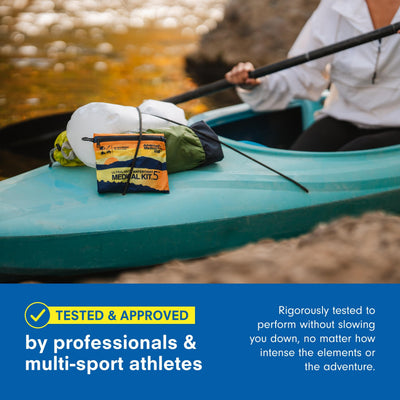 Adventure Medical Kits used on trail demonstrating fast access during hikes