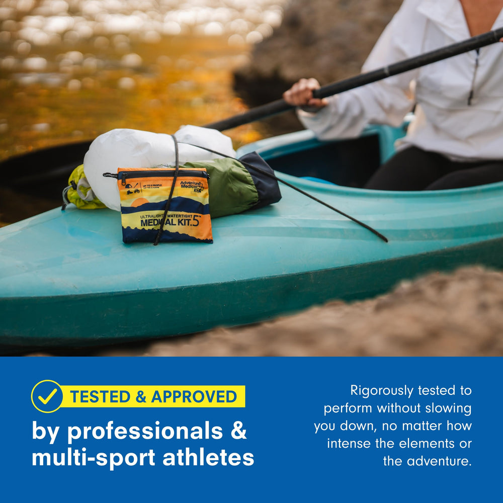 Adventure Medical Kits used on trail demonstrating fast access during hikes