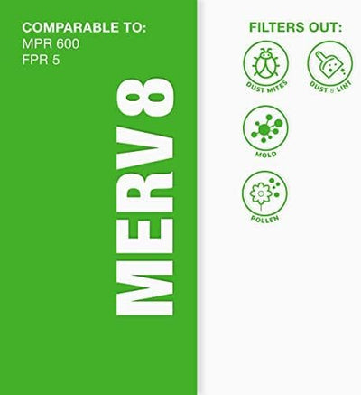 Aerostar filter next to ruler showing actual size for easy compatibility