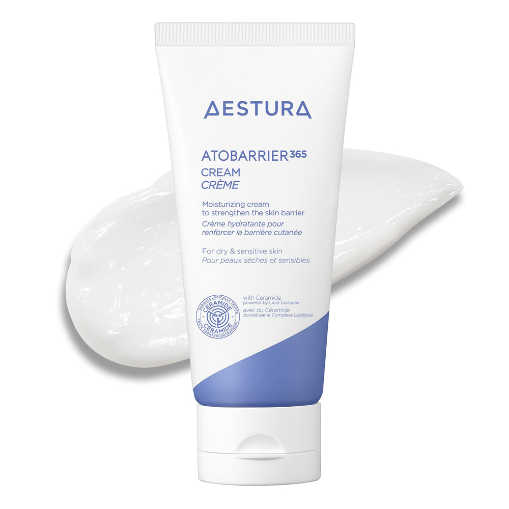 AESTURA jar front view showing product branding and size for recognition