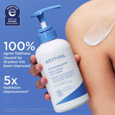 AESTURA piel visiblemente más suave después del uso continuado