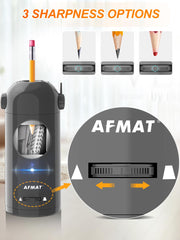 AFMAT PSX5 in classroom use demonstrating hands-free safety and quick sharpening